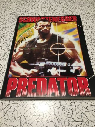 Predator 1987 Movie Press Kit 4 Photos W/folder Rare