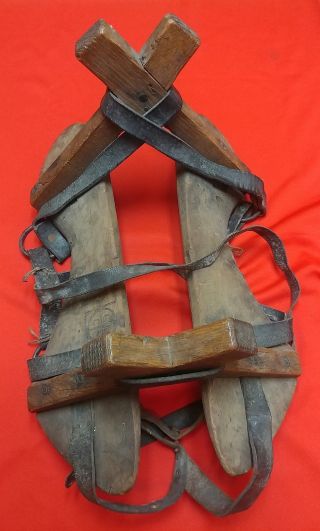 Rare George Lawrence Company,  G.  L.  Co,  Horse/mule Pack Saddle,  Carved