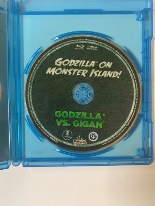 Godzilla vs.  Gigan (Blu - ray Disc,  2014) Rare 3