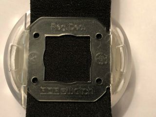 Rare Pop Swatch Watch - 1980 ' s - Optical Illusion in Black & White 5