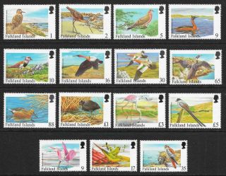 Falkland Islands 1998 Rare Visiting Birds Set Inc.  Booklet Stamps (mnh)