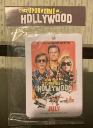 Once Upon A Time In Hollywood Air Freshener Limited Edition Rare Collectible