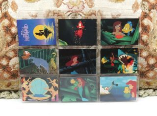 Pro Set Disney Little Mermaid 90 Trading Cards Complete Set Rare Vintage