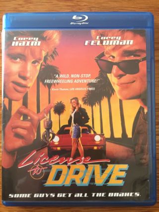 License To Drive - Blu - Ray - Oop - Anchor Bay Rare Oop Htf
