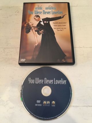 You Were Never Lovelier Dvd Fred Astaire Rita Hayworth Rare Oop
