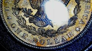 1899 O Morgan Silver Dollar Toned Uncirculated Rare $1 Key U.  S.  Coin Money