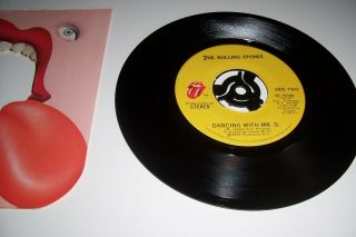 Rolling Stones Dancing With Mr.  D.  / 7 " Ultra Rare (usa - Rs - 19109