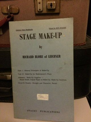 Stage Make - Up By Richard Blore Of Leichner Makeup Theatre 1950s Rare Illus