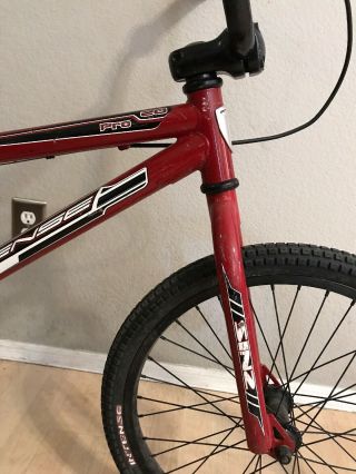 Intense Pro 20 BMX Bike Red Alloy SINZ 20 in.  Race Trick Bike Bicycle Rare 5
