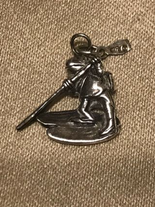 Hand And Hammer Beatrix Potter Mr.  Jeremy Fisher Sterling Charm - Retired - Rare