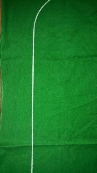 Subbuteo Set TC - J Green Baize Playing Pitch Cloth Rare Cricket Accessories 2 4