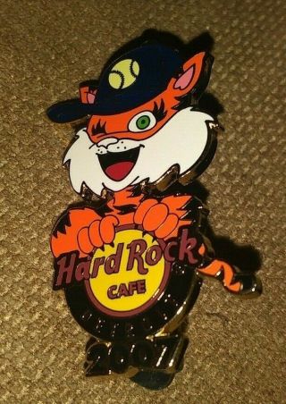 Hard Rock Cafe Hrc Detroit 2007 Baseball Child Tiger Fan Collectible Pin Rare Le