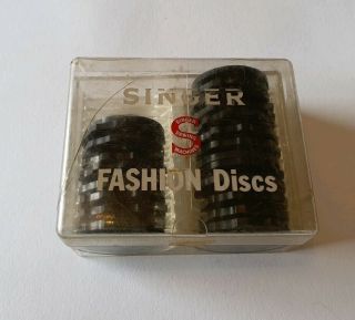 Vintage Singer 22 Sewing Machine Fashion Discs Rare Accessory 7 12 15 27 Missing