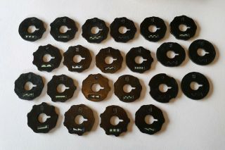 Vintage Singer 22 sewing machine fashion discs rare accessory 7 12 15 27 missing 2