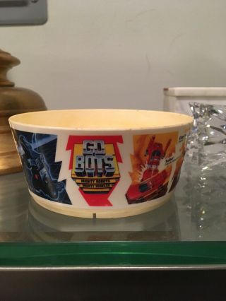 1984 Deka Plastics Gobots Go Bots Tonka Cereal Bowl Rare