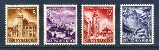 Dr Nazi 3rd Reich Rare Wwii Ww2 Stamp Hitler Forest Residence Annexion Slovenia