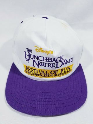 Rare Vintage Disney The Hunchback Of Notre Dame Movie Promo Hat Orleans 1996