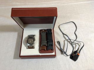 Rare Michael Bastian Chronowing Smart Watch Engineered By Hp 3 Bands