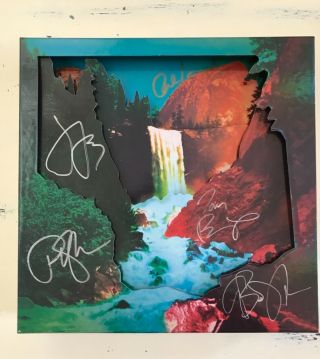 My Morning Jacket Signed “waterfall” Foil Box Set Rare Limited
