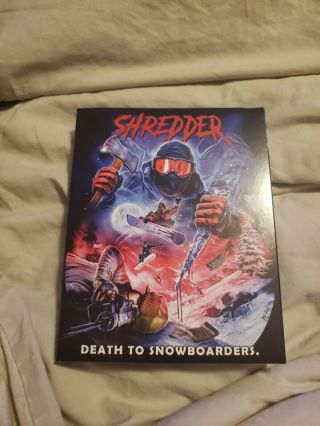Shredder Blu - Ray (, Rare Slipcover/ Poster Scorpion Releasing, ) Like