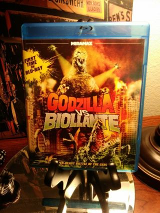 Godzilla Vs Biollante (blu - Ray,  2012) Gem - Extremely Rare & Oop - Like