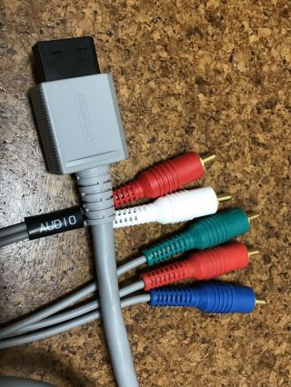 Rare Nintendo Wii U Official Component Cable From Japan