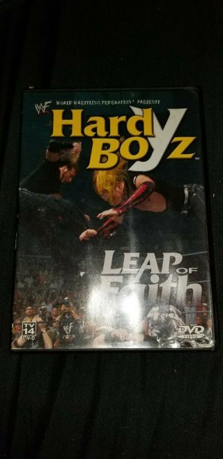 Rare Wwf Wwe The Hardy Boyz Leap Of Faith Dvd Matt Jeff Wrestling Tna Oop
