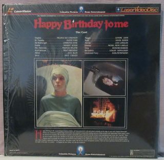 RARE Happy Birthday To Me Laserdisc 2