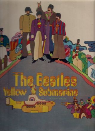 Beatles - Yellow Submarine Ultra Rare 1969 Greek Lp Parlophone Ex,