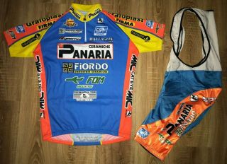 Panaria Giordana Rare Cycling Kit Set Jersey Bib Shorts Size Xl