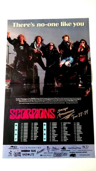 The Scorpions Savage Amusement Tour 
