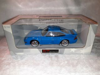 1:18 Ut Models 1995 Porsche 911 (993) Carrera Rs In Light Blue.  Rare Color