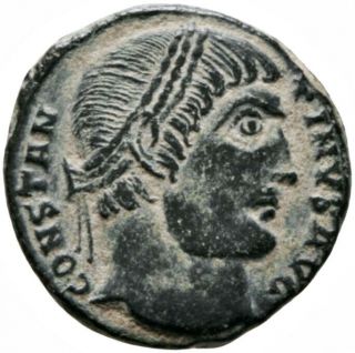 Constantine The Great (330 Ad) Rare Follis.  Antioch Ca 2697