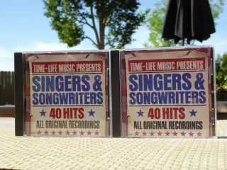 Time Life Singers & Songwriters 40 Hits 2 Cd Set Extremely Rare Prototype
