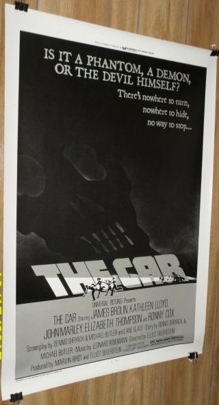 The Car 1sh Movie Poster James Brolin Very Rare Horror Classic