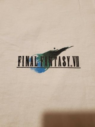 FINAL FANTASY VII Authentic 1997 Rare Vintage Video Game T Shirt XL 3