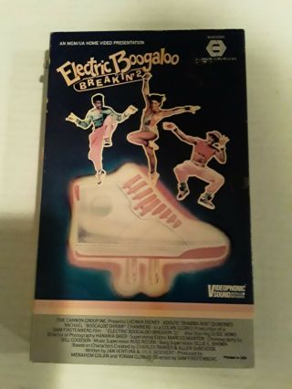 Electric Boogaloo Vhs Breakin 2 Very Rare Cult Exploitation 80 