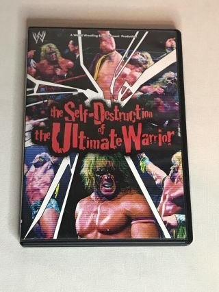 The Self - Destruction Of The Ultimate Warrior Wwe Wrestling Dvd Video Rare Oop
