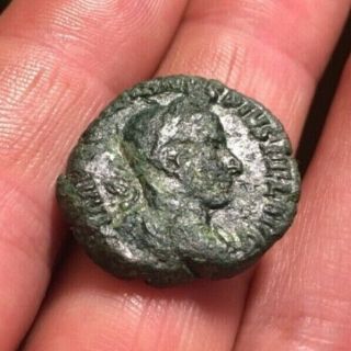 Rare Ancient Roman Coin Ae As Gordian Iii 241 - 242ad Laetitia Ric300b 9.  17g