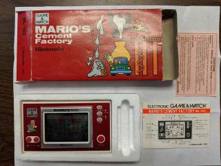 1983 Nintendo Mario 