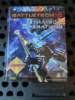 Battletech 35004: Battletech Strategic Operations Hardcover Rare Oop