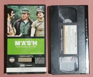 Mash - Vhs Video Tape Movie - Rare Vintage Oop
