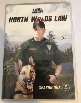 North Woods Law: Season 1 (dvd,  2013,  2 - Disc Set) Very Rare Oop Vg Animal Planet