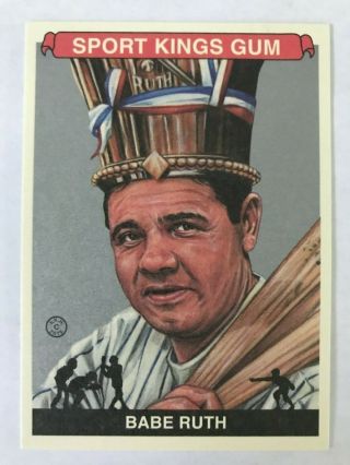 2015 Leaf Sportkings - Silver Sp Rare - Babe Ruth - York Yankees - Wow