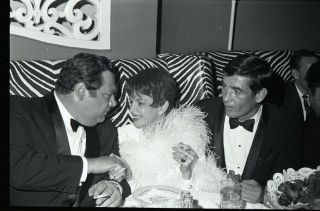 Judy Garland Rare Candid 35mm B/w Camera Negative Dining York 1960s