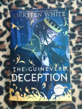 The Guinevere Deception By Kiersten White Rare 2019 Arc Uncorrected Proof