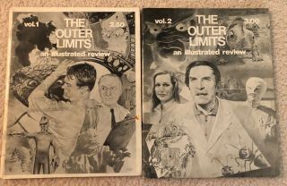 The Outer Limits An Illustrated Review.  Rare Fanzine.  Full Set.  Issues 1 2