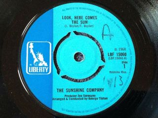The Sunshine Company - Look Here Comes Rare Uk 1968 Promo / Psych Popsike /mint -