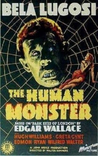 Dark Eyes Of London (the Human Monster) 1939 Rare Bela Lugosi Horror Dvd