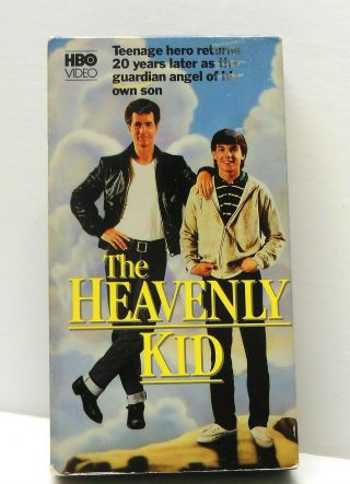 The Heavenly Kid 1985 Vhs Hbo Video Rare Oop Good Cond.  Fast